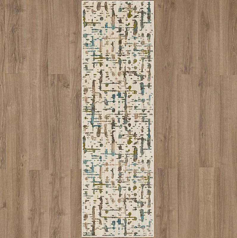 Pahokee Beige 2'4 x 7'10 Rug