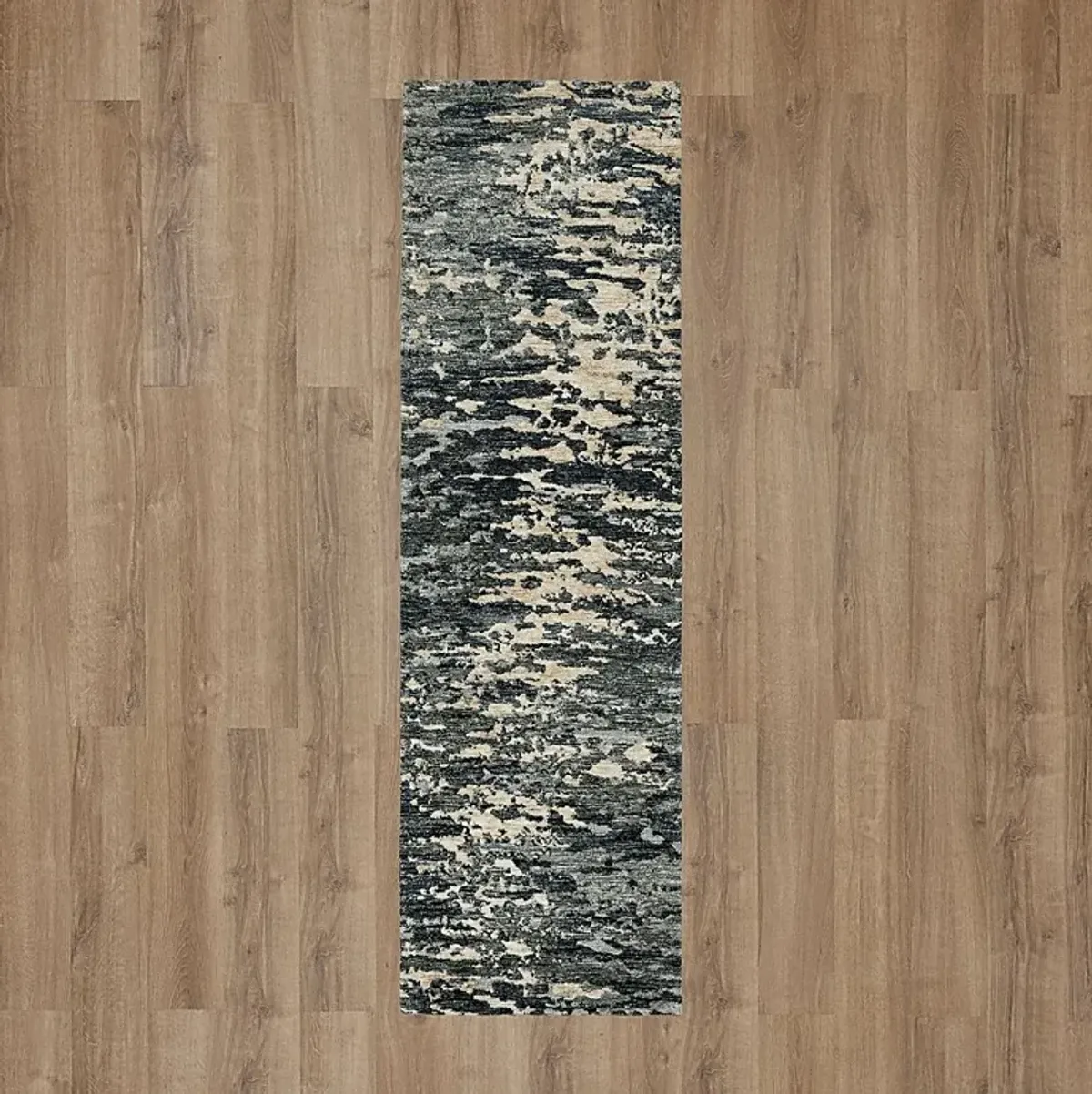 Middlewick Charcoal 2'4 x 7'10 Runner Rug