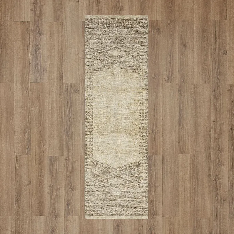 Hornbuckle Beige 2'4 x 7'10 Rug