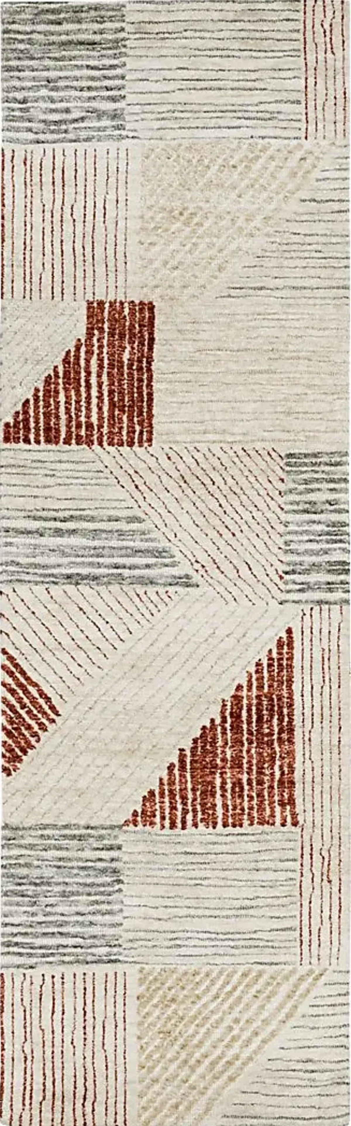 Whisperwood Khaki 2'4 x 7'10 Runner Rug