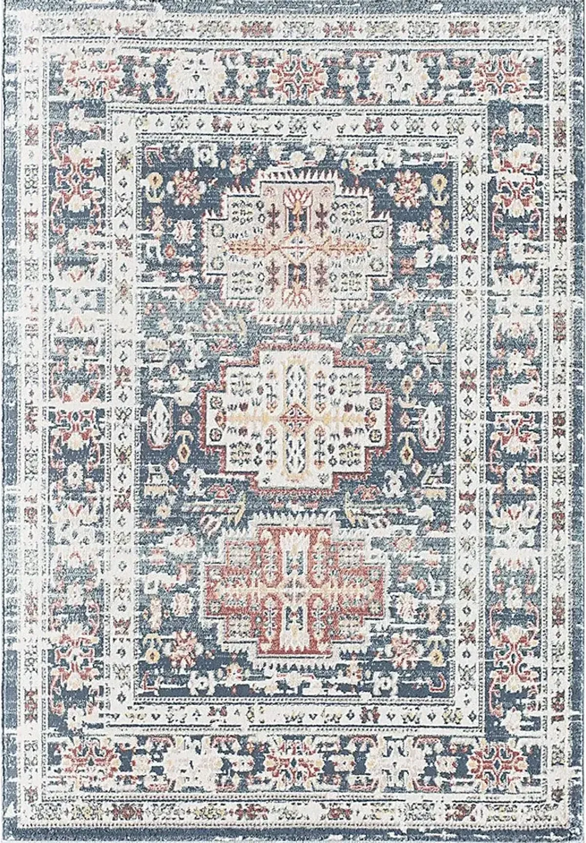 Jaryl 5'3 x 7' Blue Rug