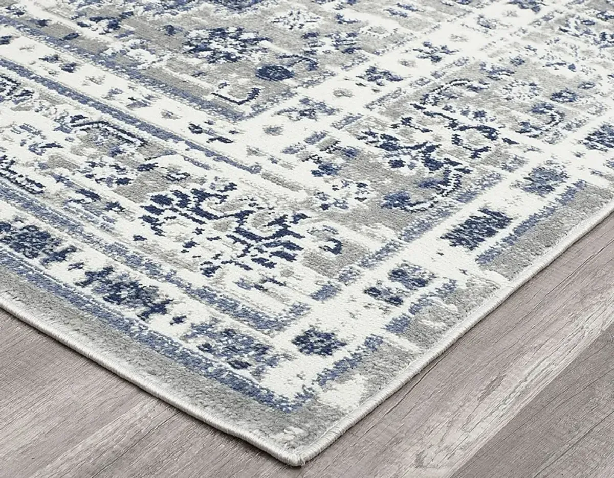 Jaryl 5'3 x 7' Dark Blue Rug