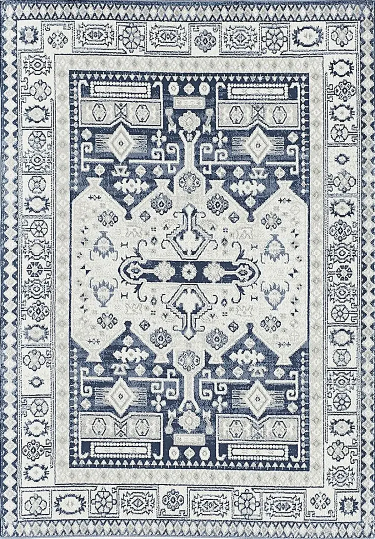 Syrel 5'3 x 7' Navy Rug