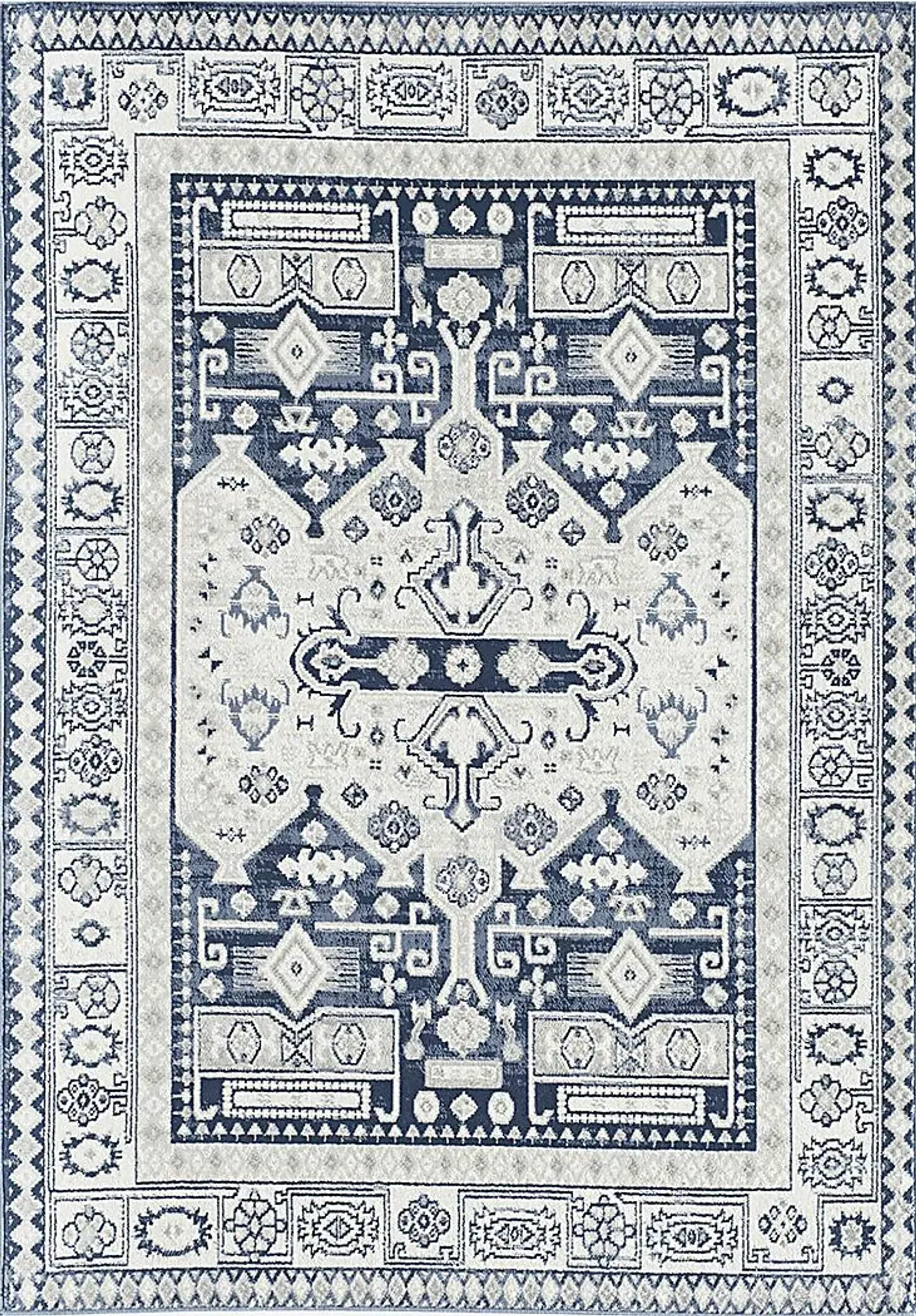 Syrel 8' x 10' Navy Rug