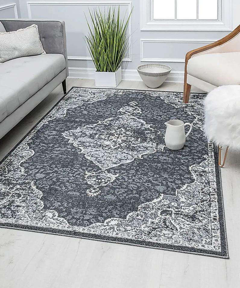 Lestine 5' x 7' Gray Rug