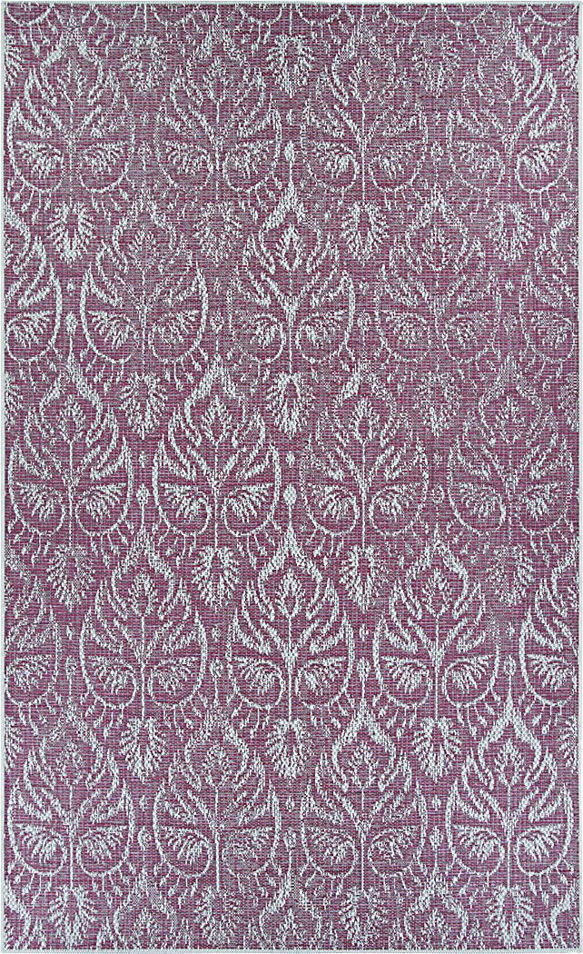Mariet Plum 5'3 x 7'6 Indoor/Outdoor Rug