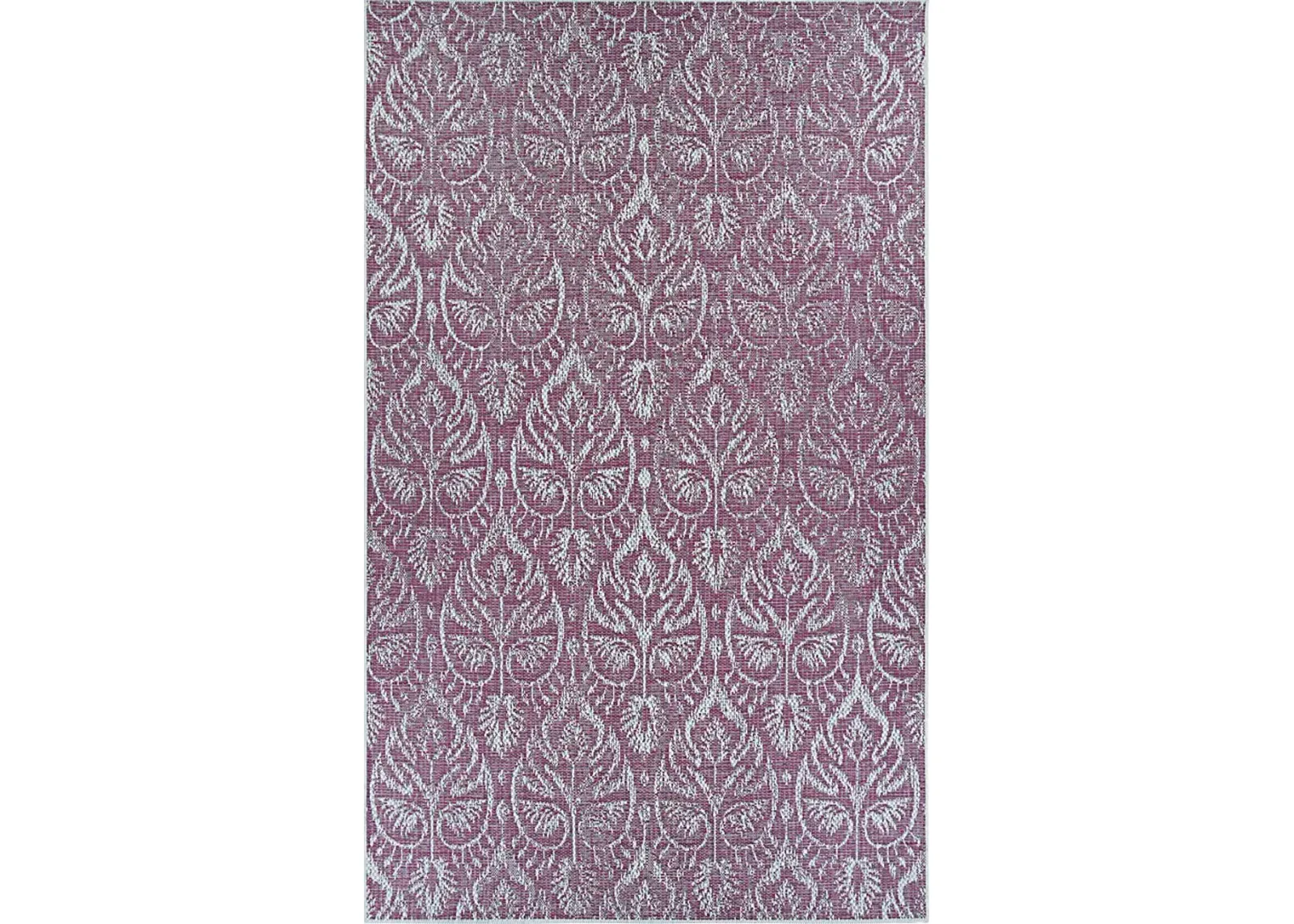 Mariet Plum 7'6 x 10'9 Indoor/Outdoor Rug