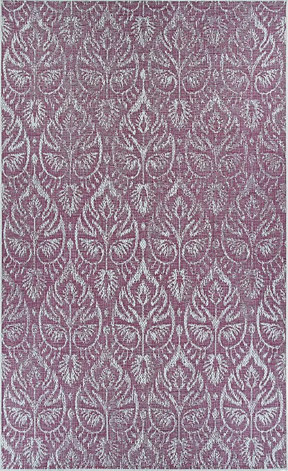 Mariet Plum 7'6 x 10'9 Indoor/Outdoor Rug