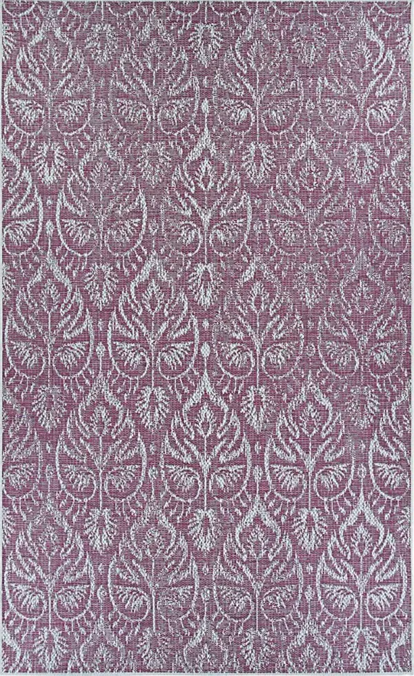 Mariet Plum 7'6 x 10'9 Indoor/Outdoor Rug