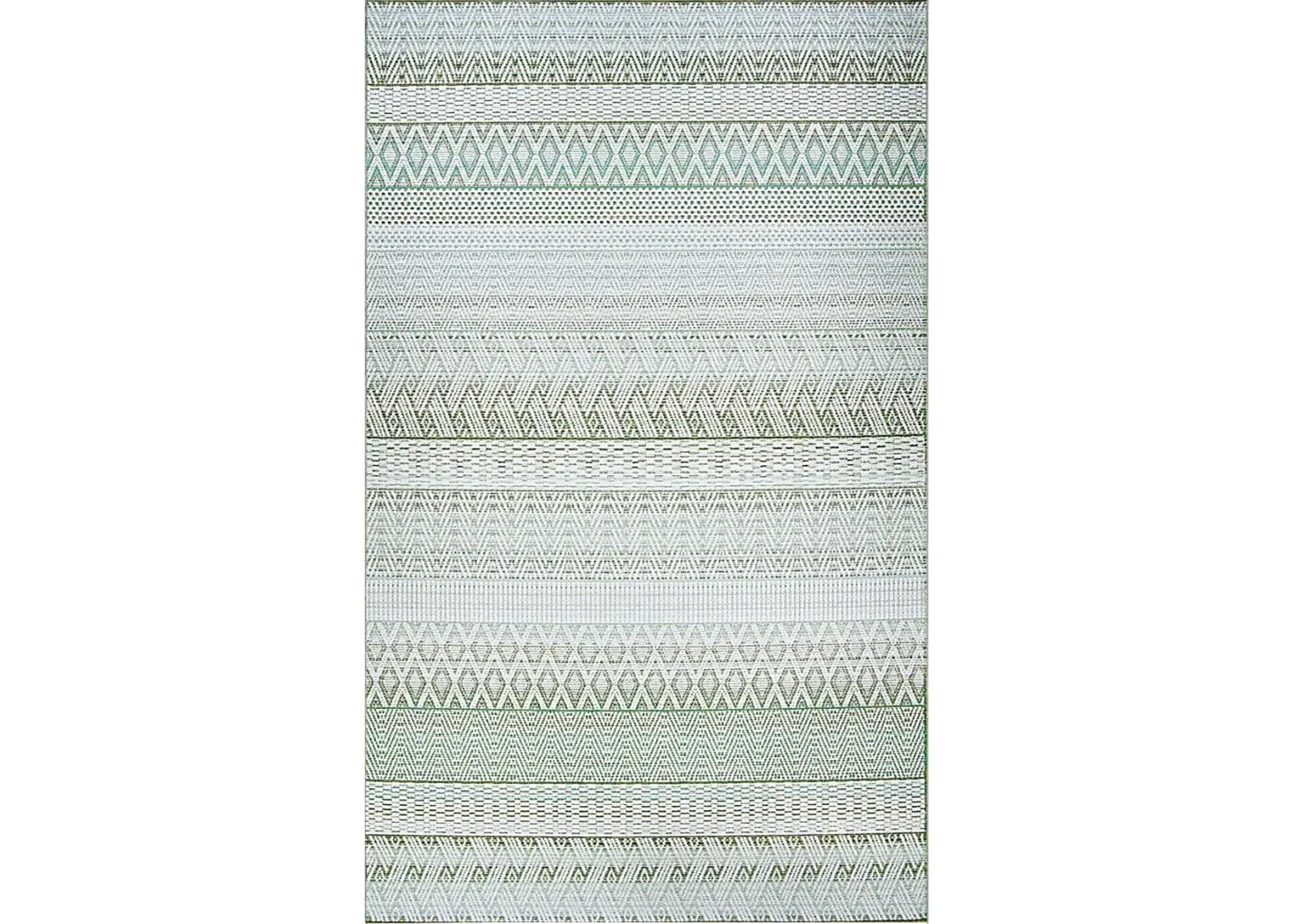 Mabella Green 7'10 x 10'9 Indoor/Outdoor Rug