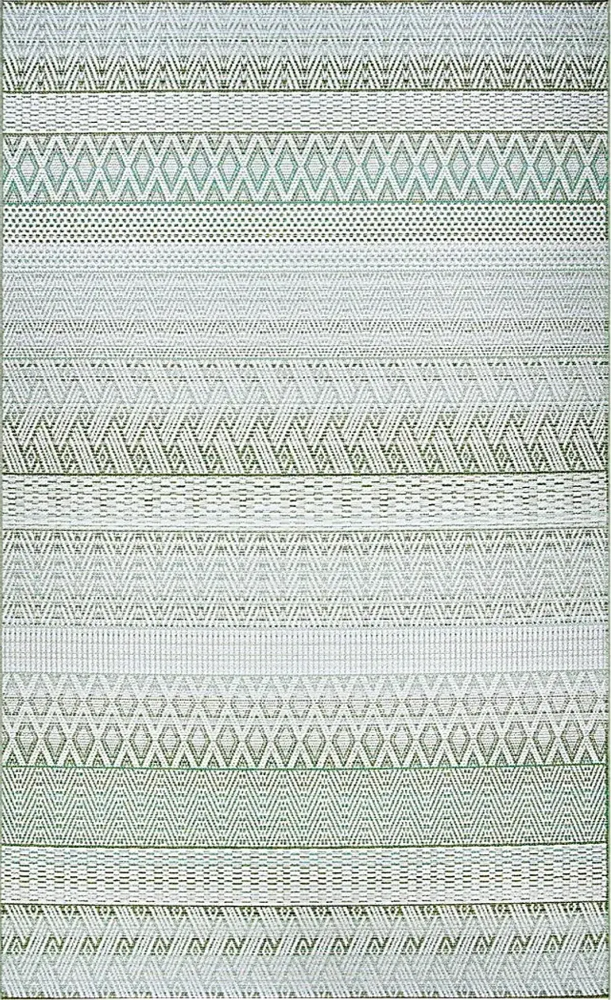 Mabella Green 7'10 x 10'9 Indoor/Outdoor Rug