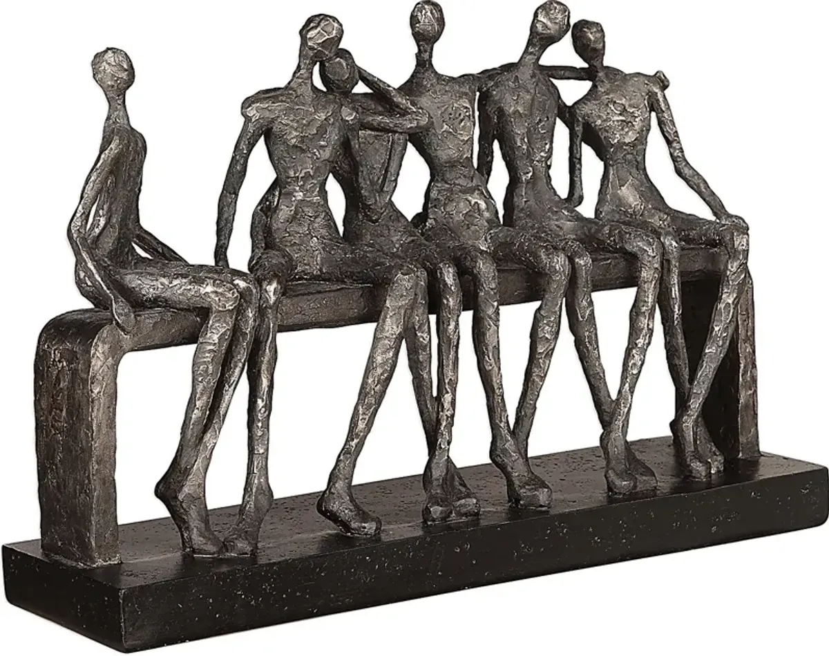 Deep Fellowship Silver Sculpture