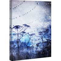 Water Droplets Purple Artwork