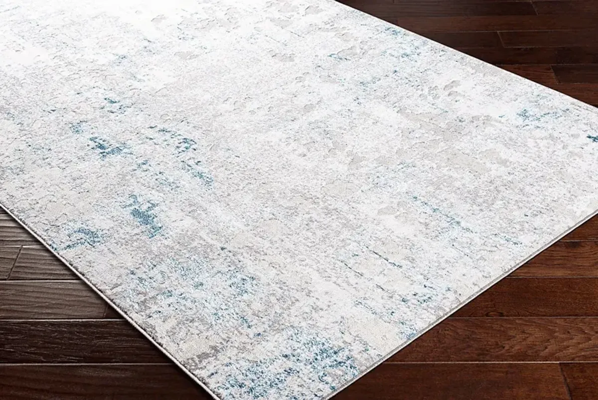 Jaina Dark Blue 5'2 x 7' Rug