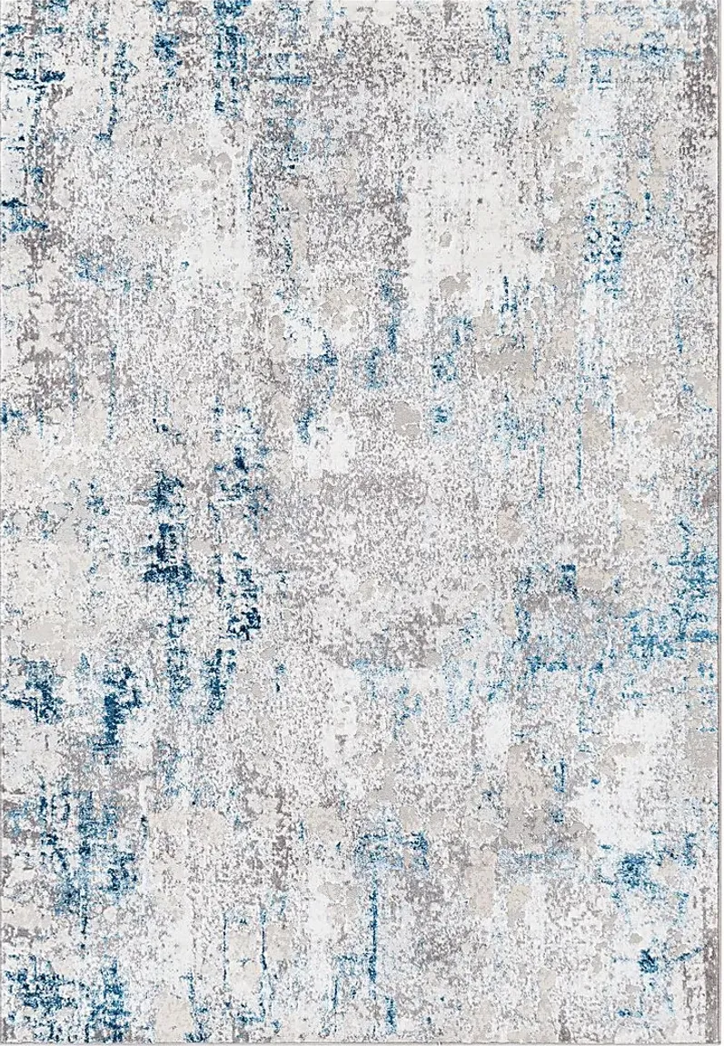 Jaina Dark Blue 5'2 x 7' Rug