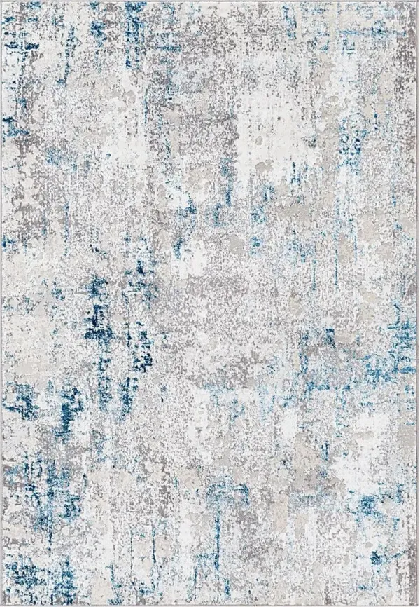 Jaina Dark Blue 5'2 x 7' Rug