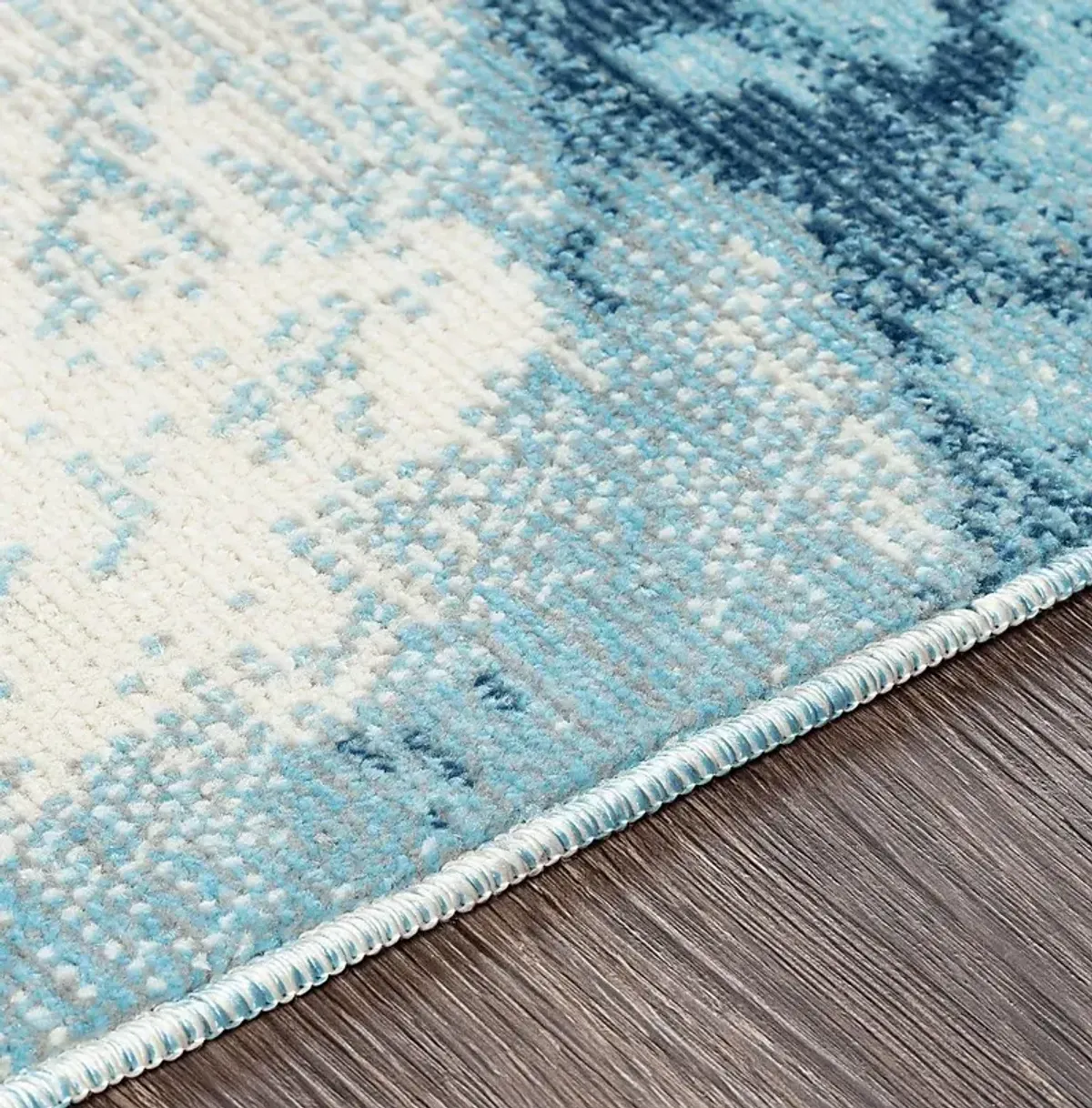 Nadiah Navy 6'11 x 9' Rug