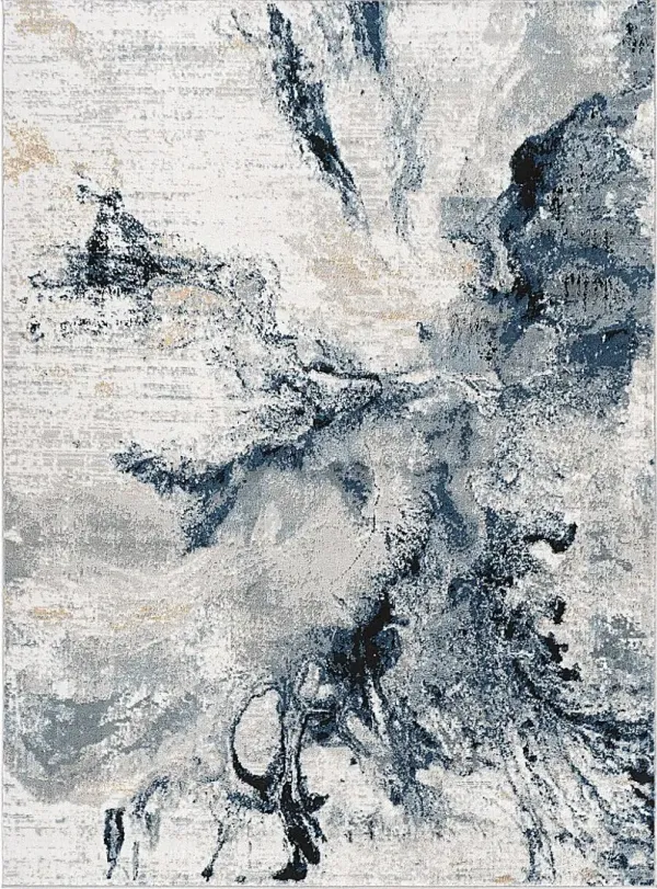 Brycen Blue 5'3 x 7'3 Rug