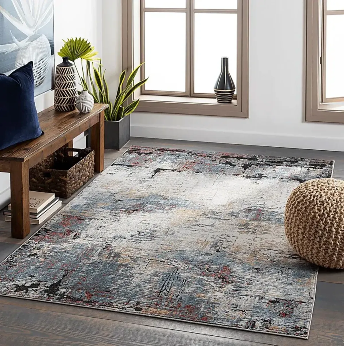 Dravin Gray 6'7 x 9' Rug