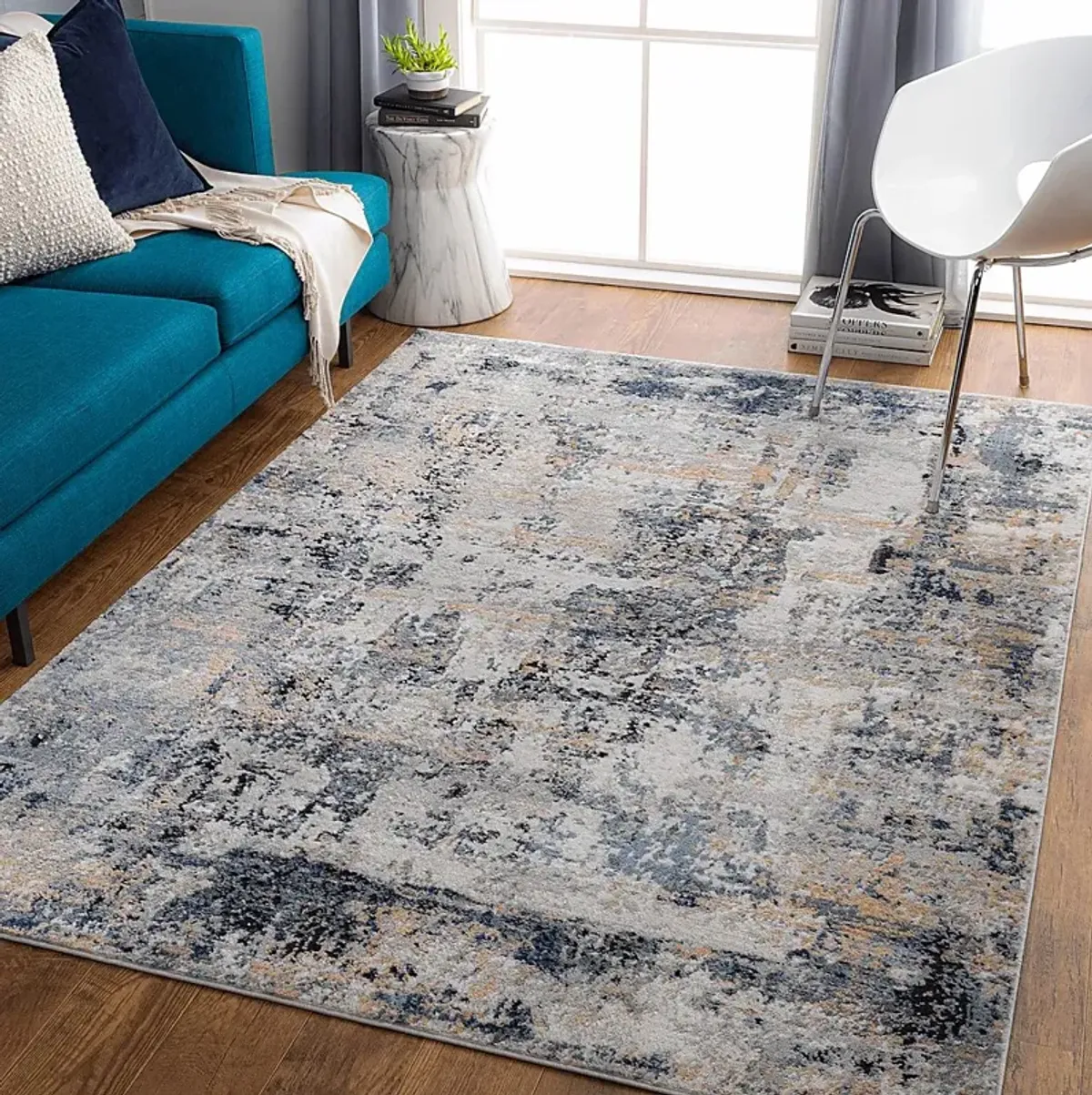 Elaria Gray 7'10 x 10' Rug