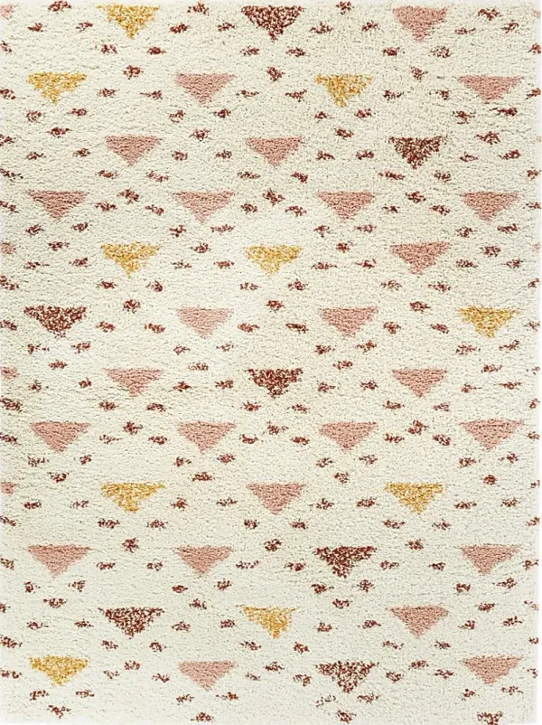 Linnhaven Pink 5'3 x 7' Rug