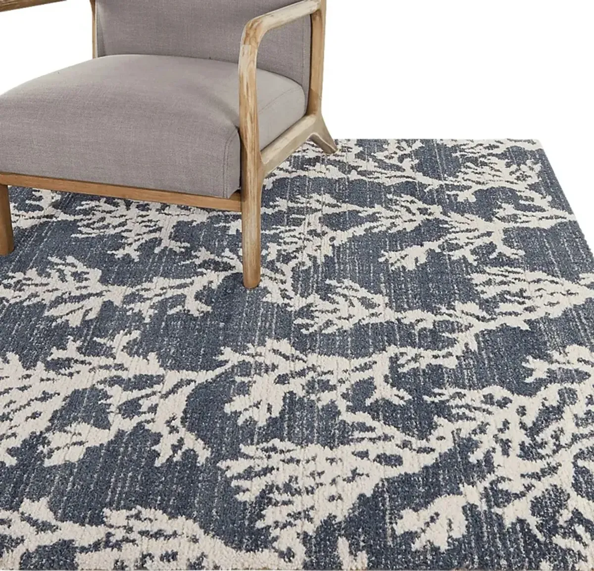 Keymar Blue 5'3 x 7' Rug