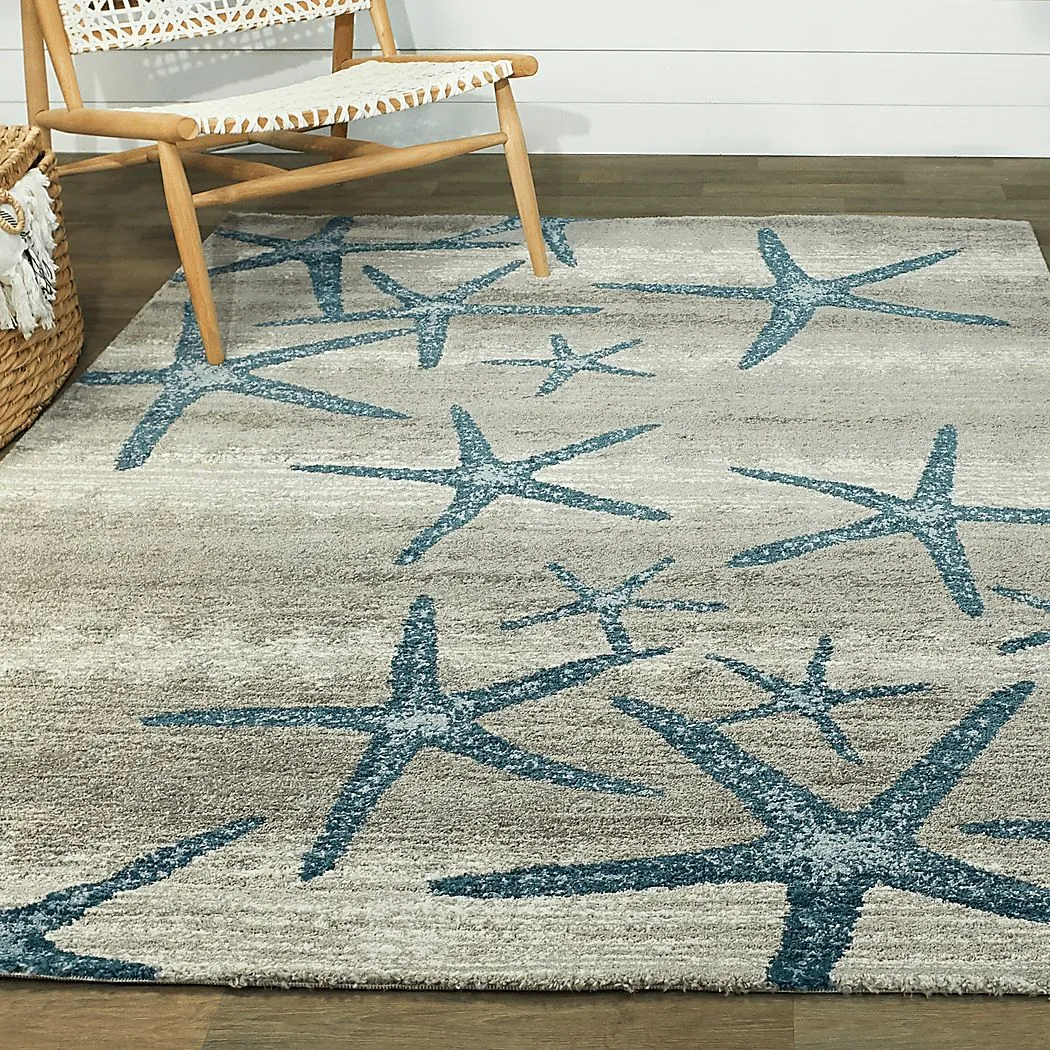 Baliwick Gray 5'3 x 7' Rug