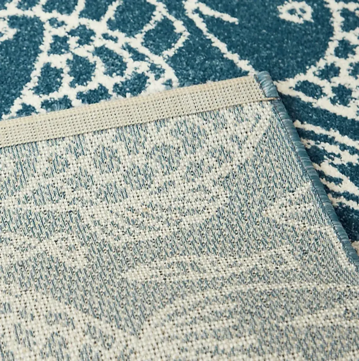 Dulaine Blue 5'3 x 7' Rug