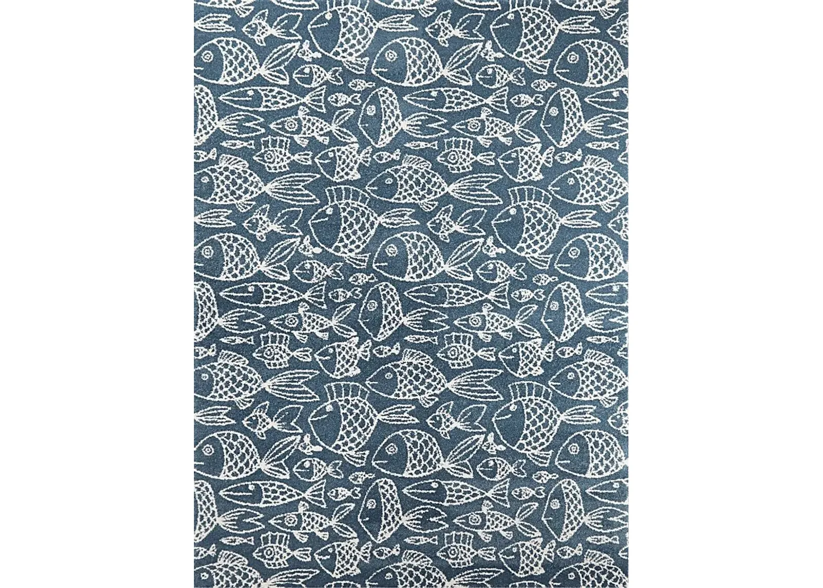 Dulaine Blue 5'3 x 7' Rug