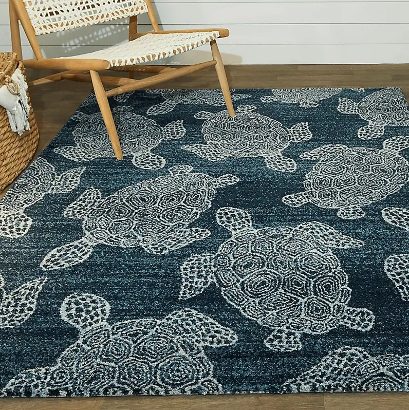 Kestwick Blue 5'3 x 7' Rug