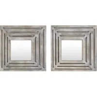 Alishan Gray Mirror Set of 2
