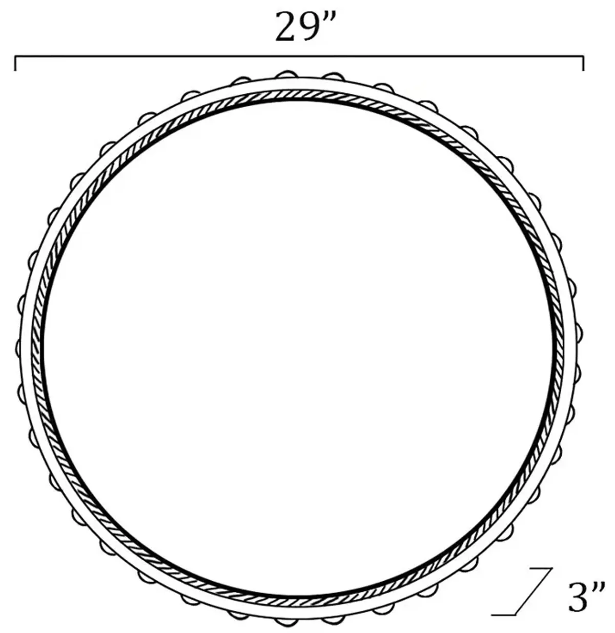 Aiyah Natural Mirror