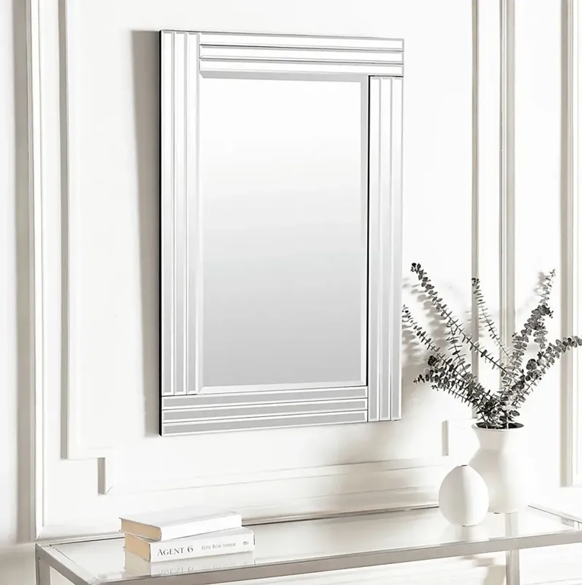 Talina Silver Medium Mirror