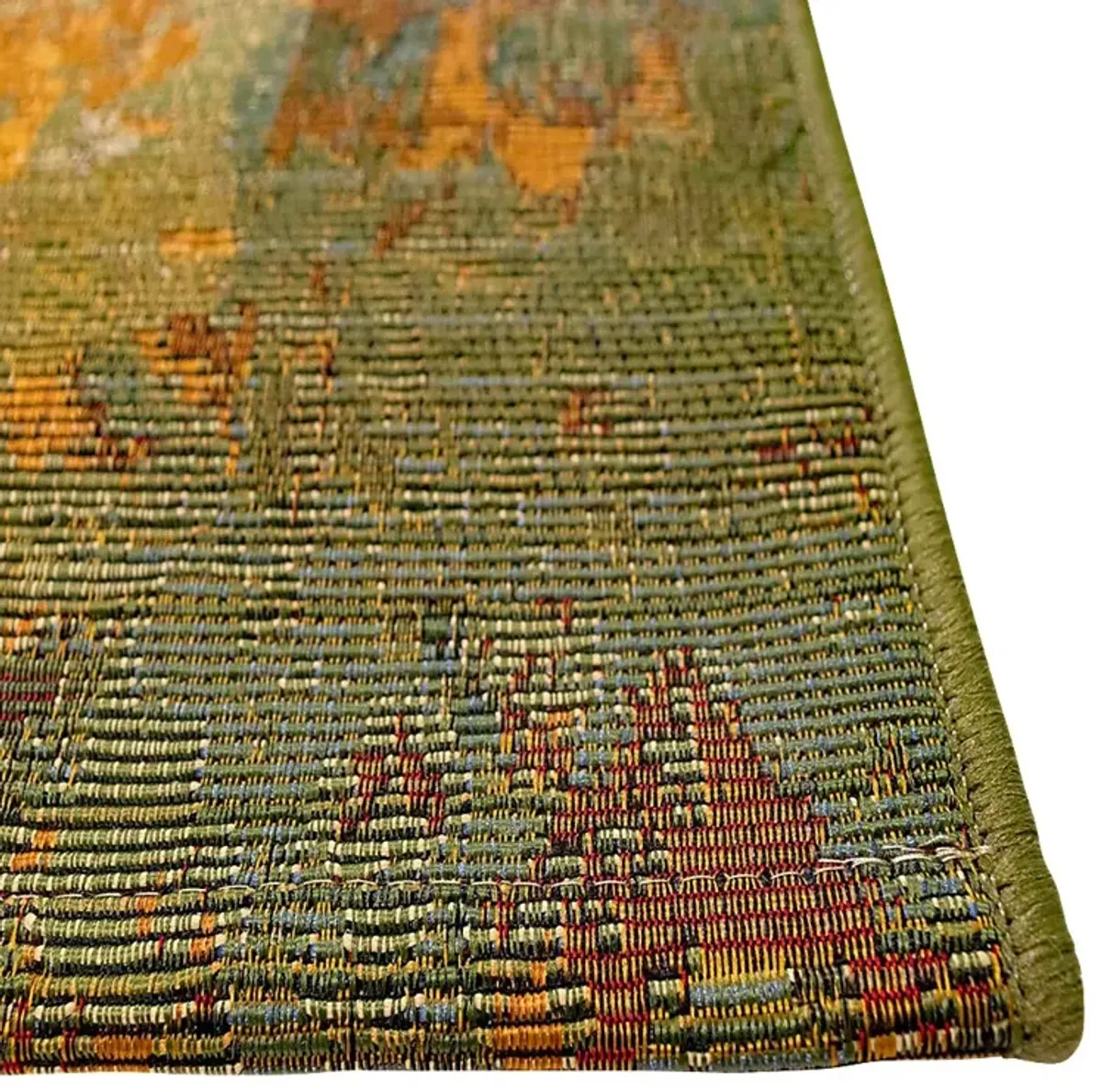 Baylin Green 6'6 x 9'4 Indoor/Outdoor Rug