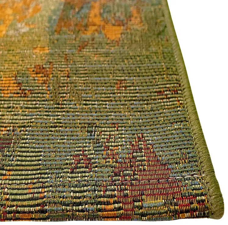 Baylin Green 7'10 x 9'10 Indoor/Outdoor Rug