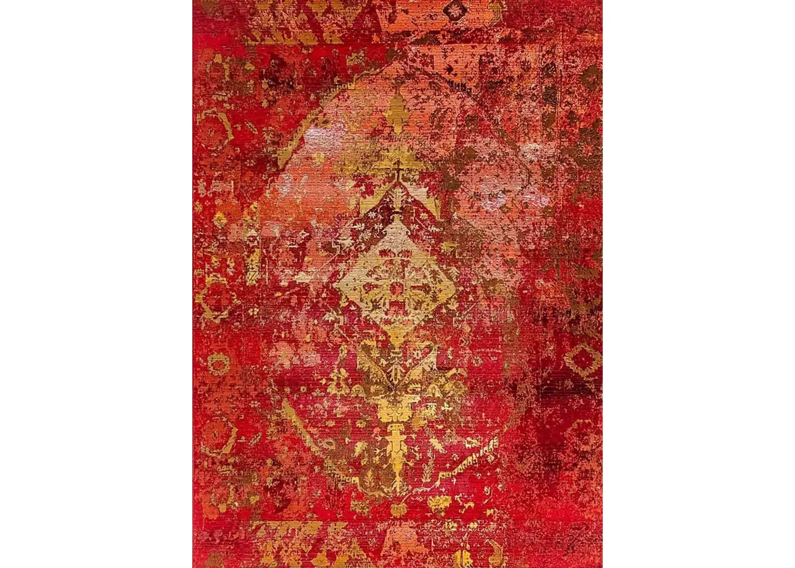 Baylin Orange 4'10 x 7'6 Indoor/Outdoor Rug