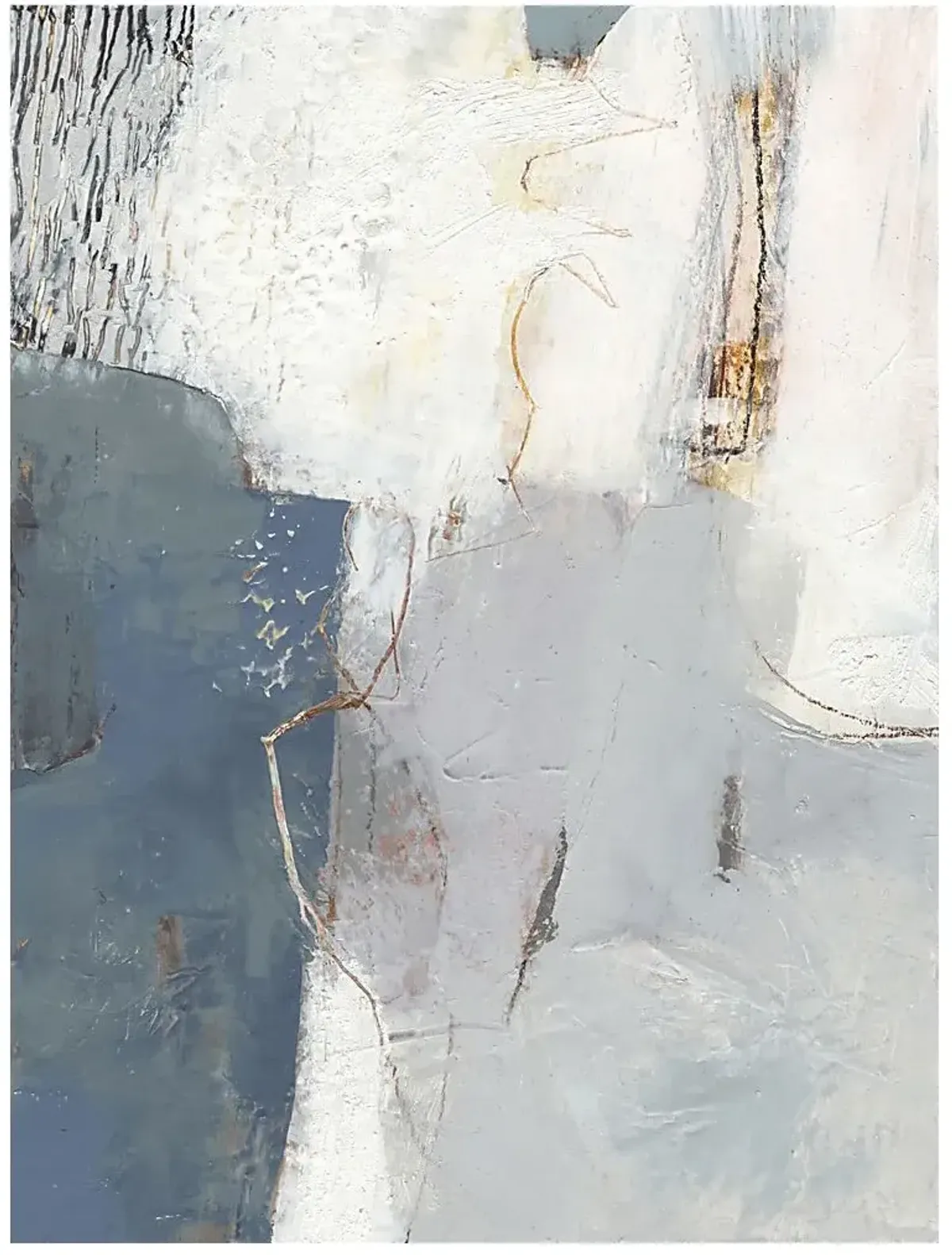 Frozen Sea Blue Artwork