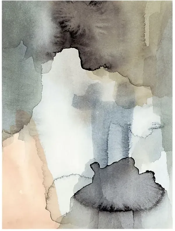 Ocean's Depth Gray Artwork