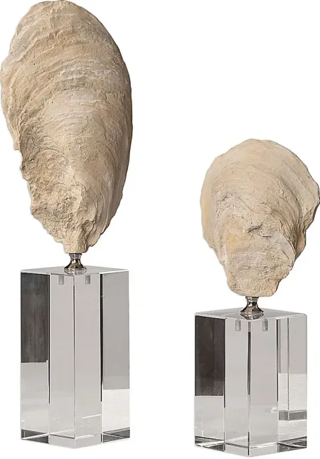 Hadile Ivory Sculpture, Set of 2