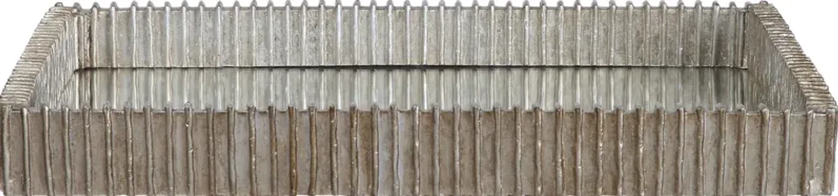 Taskin Silver Decor Tray