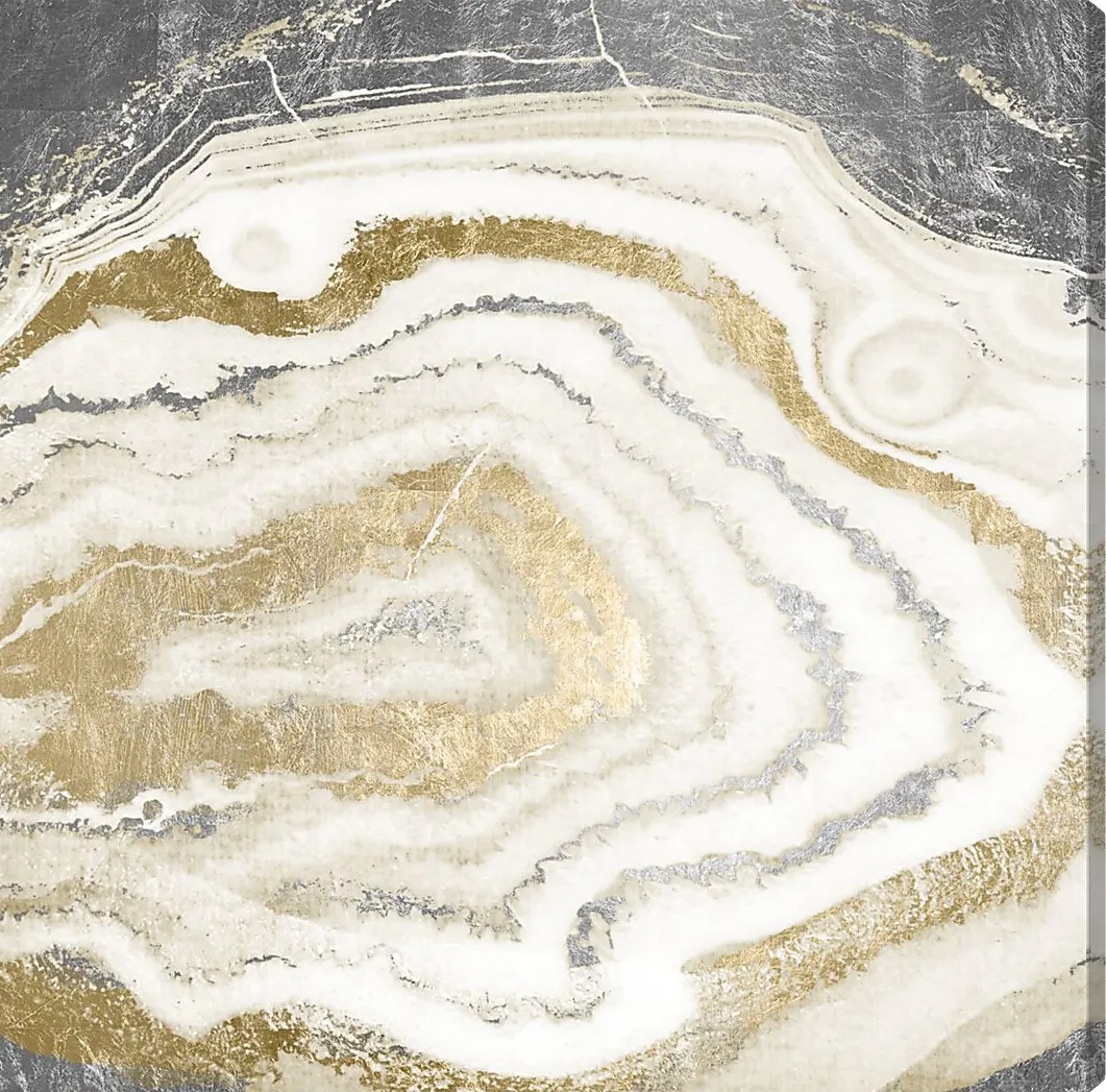 Shimmery Layers Gold Artwork