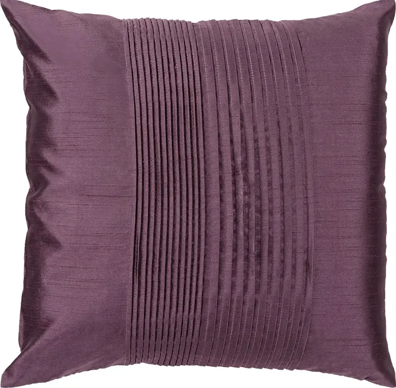Sayde Dark Purple Accent Pillow