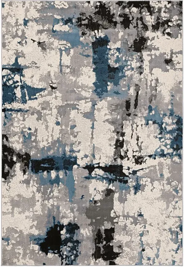 Skylie 5' x 7' Blue/Multi Rug