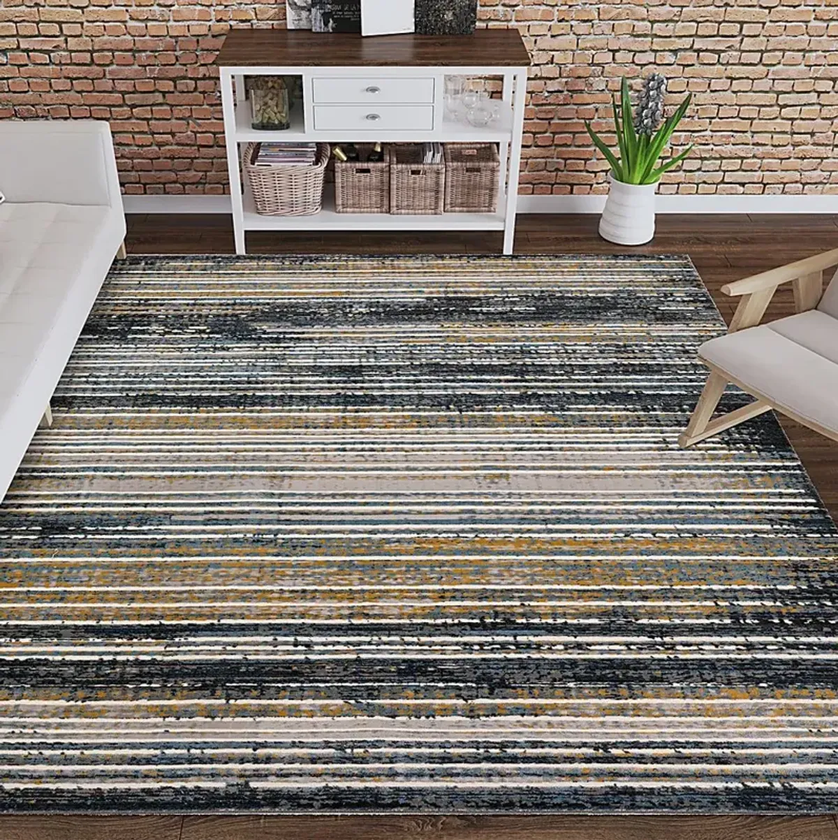 Bacilio 3' x 5' Multi Rug