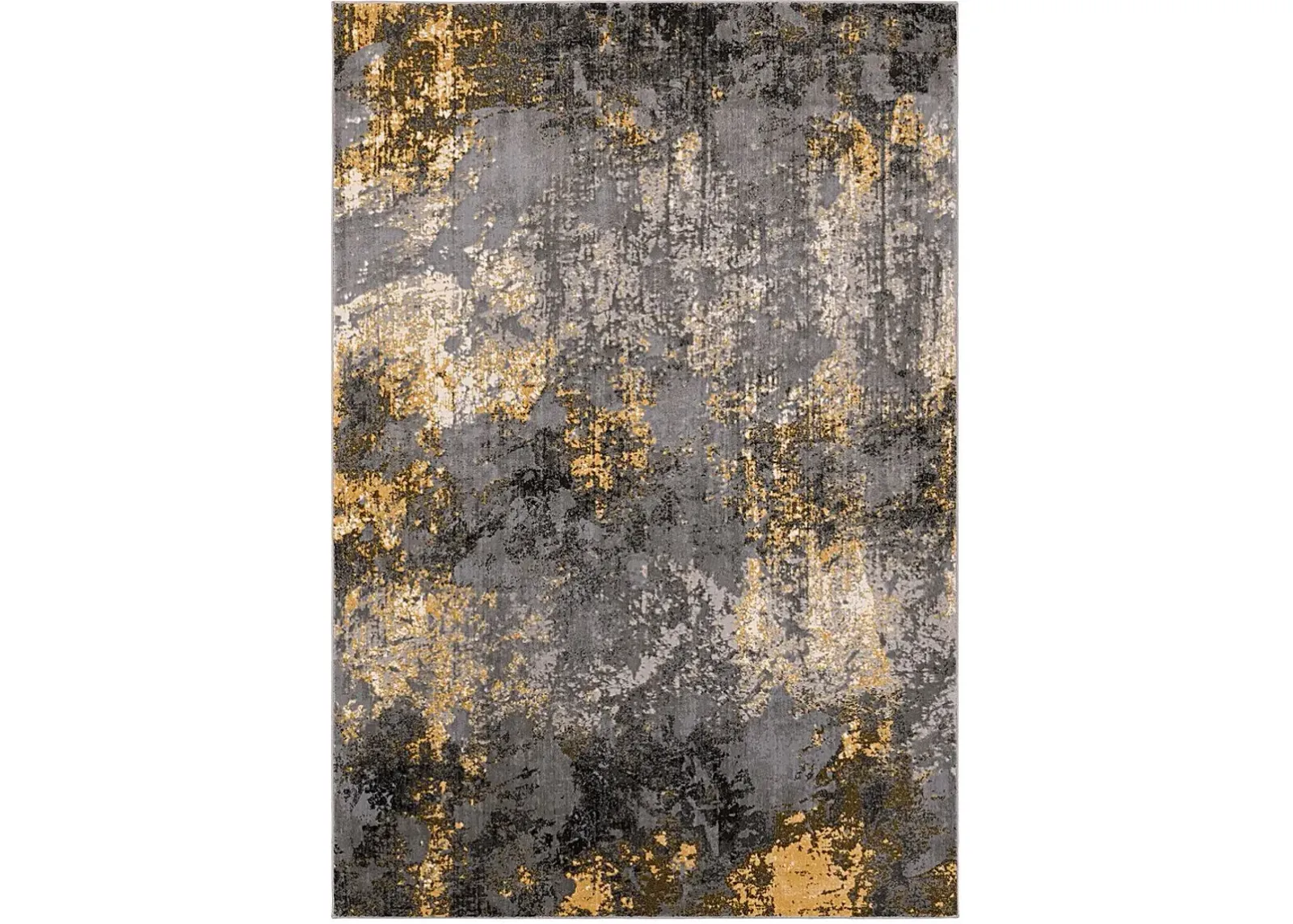 Norez 3' x 5' Yellow Rug