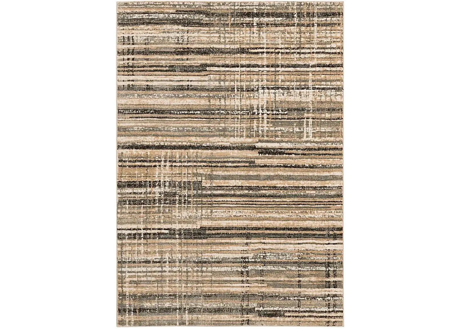 Azmer 3' x 5' Gray/Brown Rug