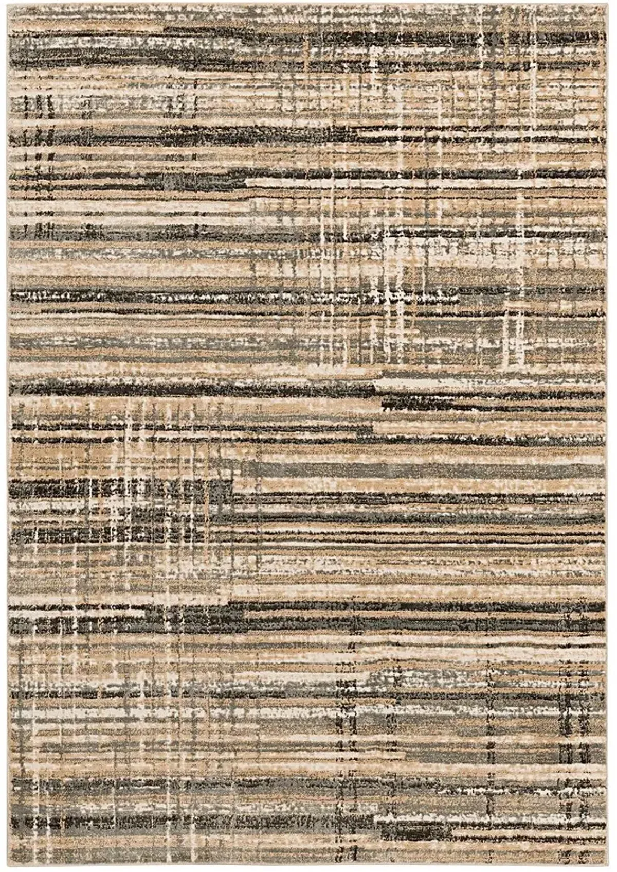 Azmer 3' x 5' Gray/Brown Rug