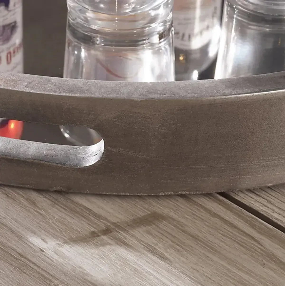 Eliam Silver Decor Tray