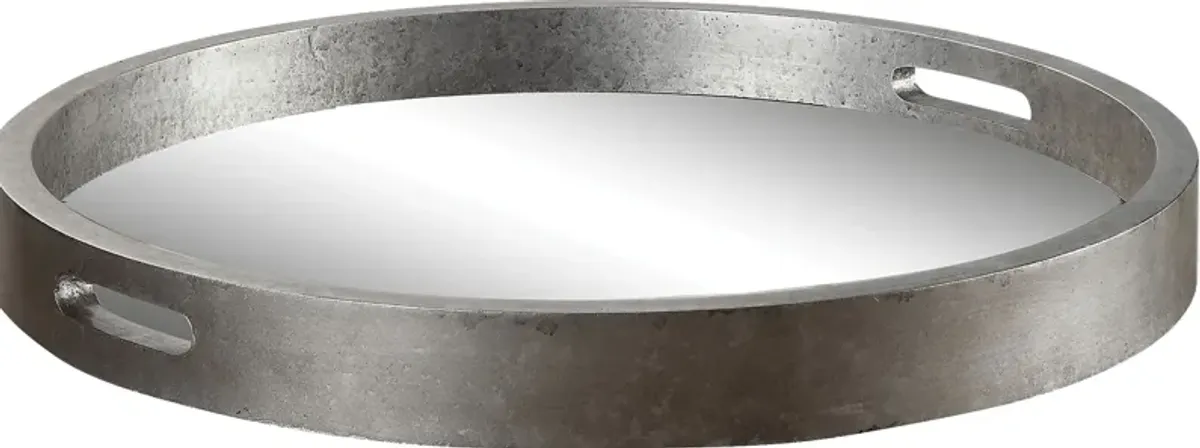 Eliam Silver Decor Tray