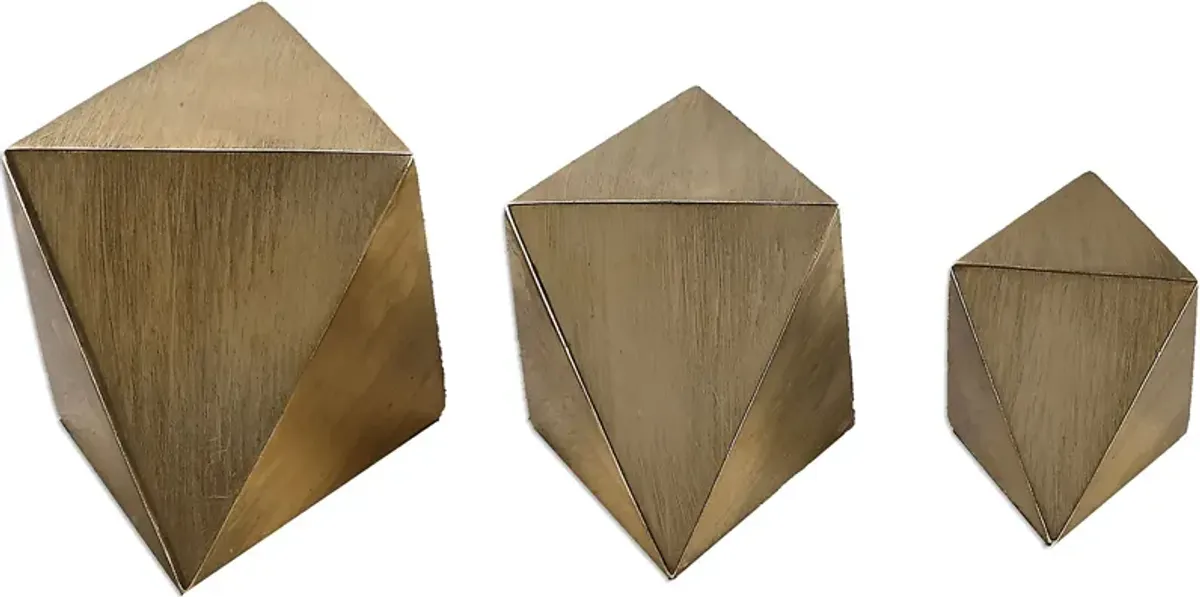 Nuvia Champagne Sculpture, Set of 3